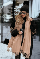 Šál  z frędzlami Closer To Heaven béžový