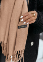 Šál  z frędzlami Closer To Heaven béžový