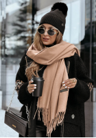 Šál  z frędzlami Closer To Heaven béžový