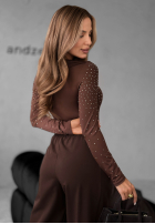 Body z kryształkami Galaxy Glamour čokoládové