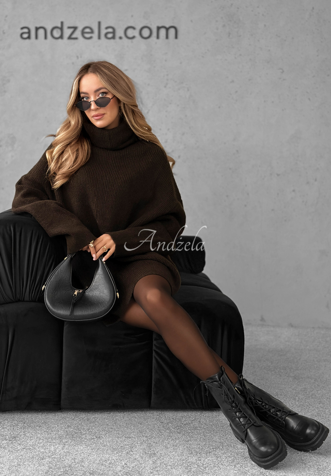 Sveter z Rolákem Mavi čokoládový II