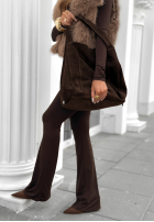 Zamszowa Kabelka Inspire to Aspire čokoládová