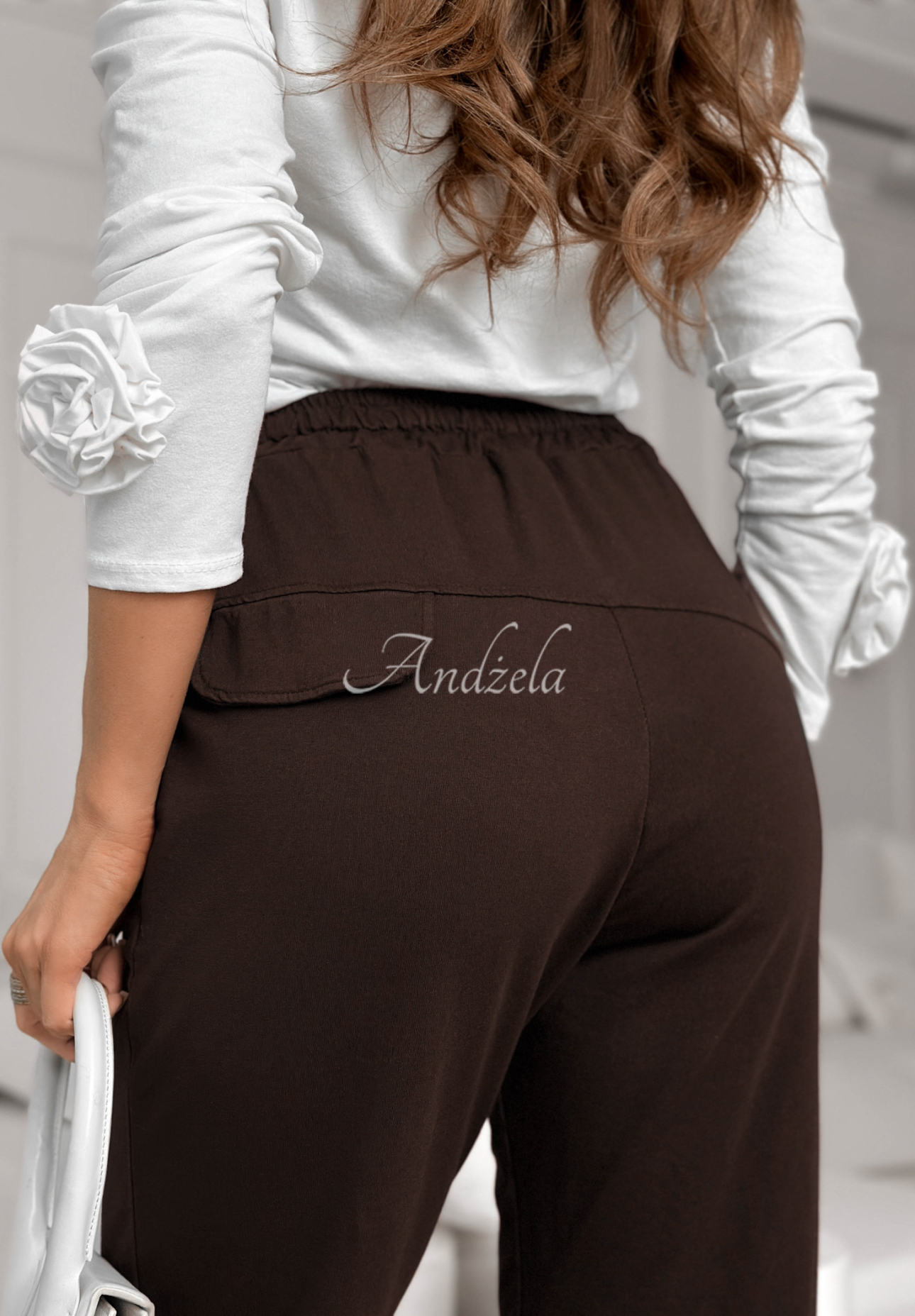 Bavlnené tepláky LA California Star čokoládové