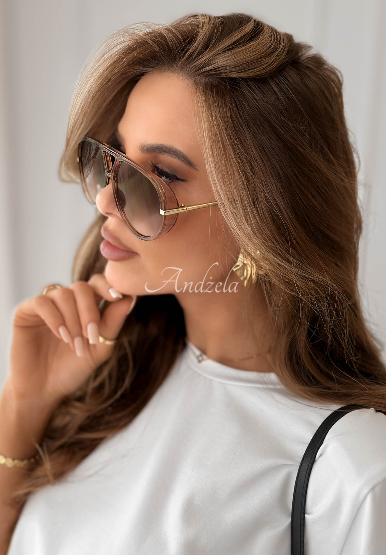 Slnečné okuliare New Chicago hnedé