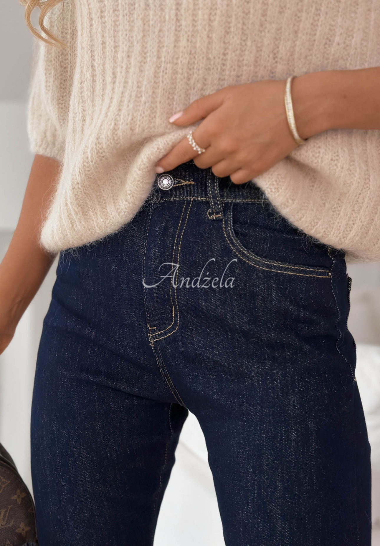 Džínsy Thought About It tmavomodré