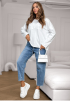 Blúzka z napisem Flowers & Love žltá