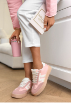 Tenisky Spring Walks różowo-biele