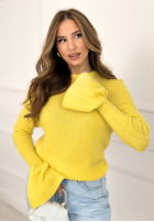 Miękki Sveter z szerokimi rękawkami Spring Smoothie žltá