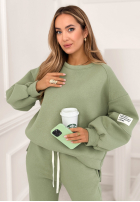 Tepláková súprava Fits Me Perfectly szałwiowy