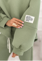 Tepláková súprava Fits Me Perfectly szałwiowy