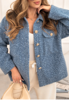 Krátka Bunda kożuszek Warming Up modrá