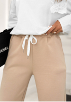 Nohavice dresowe masełko Comfy & Trendy béžové