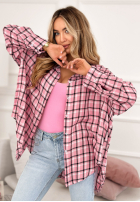 Košeľa w kratę Defined By You ružová