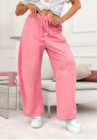 Nohavice dresowe wide leg The Game Changed ružové