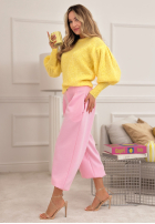 Miękki Sveter z bufkami Colorful Clouds žltá