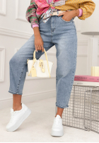 Nohavice džínosové z paskiem I Said Enough modré