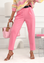 látkové Nohavice Cigaretky masełko Charm City púdrovo ružová