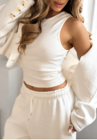 Tepláková súprava Mikina, Nohavice i top 3in1 Almost There ťavý