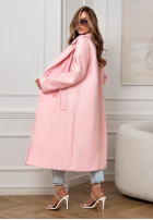 Dlhý Kabát Springtime Success púdrovo ružová