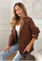 Zamszowa Sako Good Balance čokoládová