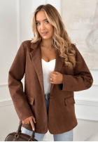 Zamszowa Sako Good Balance čokoládová