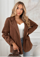 Zamszowa Sako Good Balance čokoládová