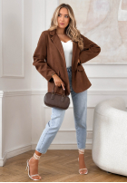 Zamszowa Sako Good Balance čokoládová