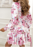 Kopertowa Šaty w kwiaty How Was It błękitno-ružová