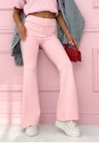 Legíny dzwony New Season Baddie púdrovo ružová