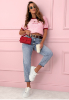 Nohavice džínosové mom fit Where To Now modré