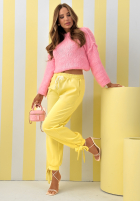 Nohavice dresowe masełko Comfy & Trendy žlté