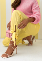 Nohavice dresowe masełko Comfy & Trendy žlté