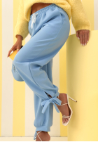 Nohavice dresowe masełko Comfy & Trendy blankytné