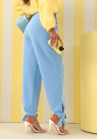 Nohavice dresowe masełko Comfy & Trendy blankytné