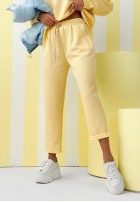 Tepláková súprava Mikina i Nohavice Better Now žltá