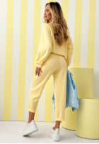 Tepláková súprava Mikina i Nohavice Better Now žltá