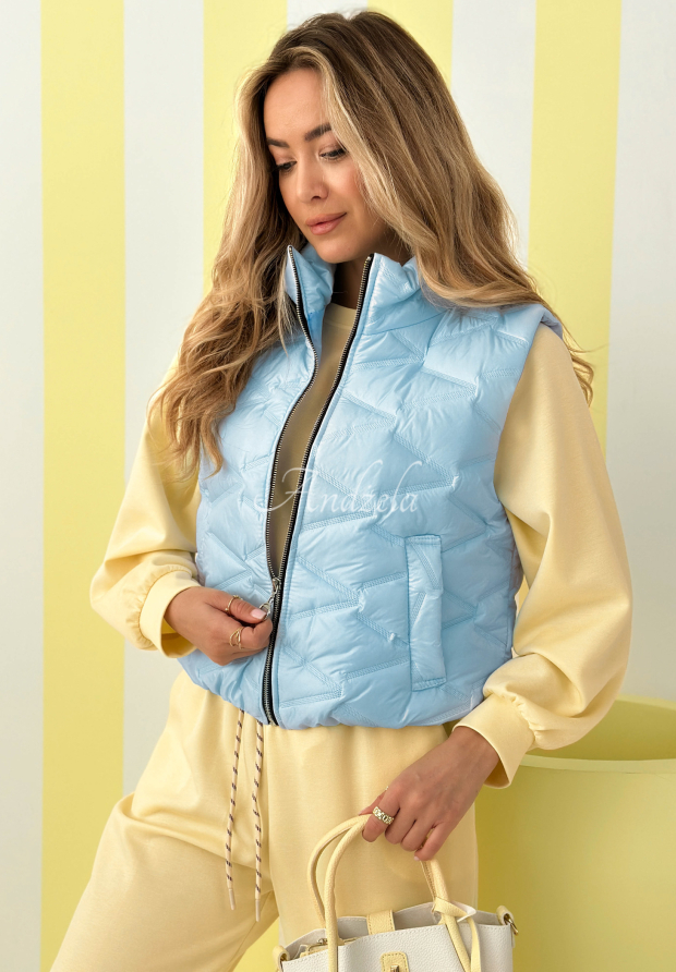 Kr&aacute;tka pre&scaron;&iacute;van&aacute; vesta Spring Cloud blankytn&aacute;