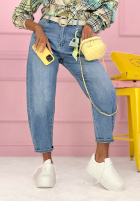 Nohavice džínosové banana Just Passing Through svetlomodré