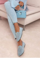 semiošové mokasyny Smile Of Light blankytné