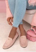 semiošové mokasyny Smile Of Light púdrovo ružová