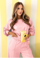 Tepláková súprava Full Of Motivation ružový