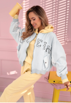 Bunda bomberka z naszywkami The Rabbit Lady blankytná