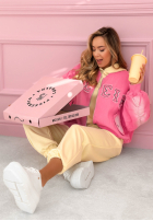 Bunda bomberka z naszywkami The Rabbit Lady ružová