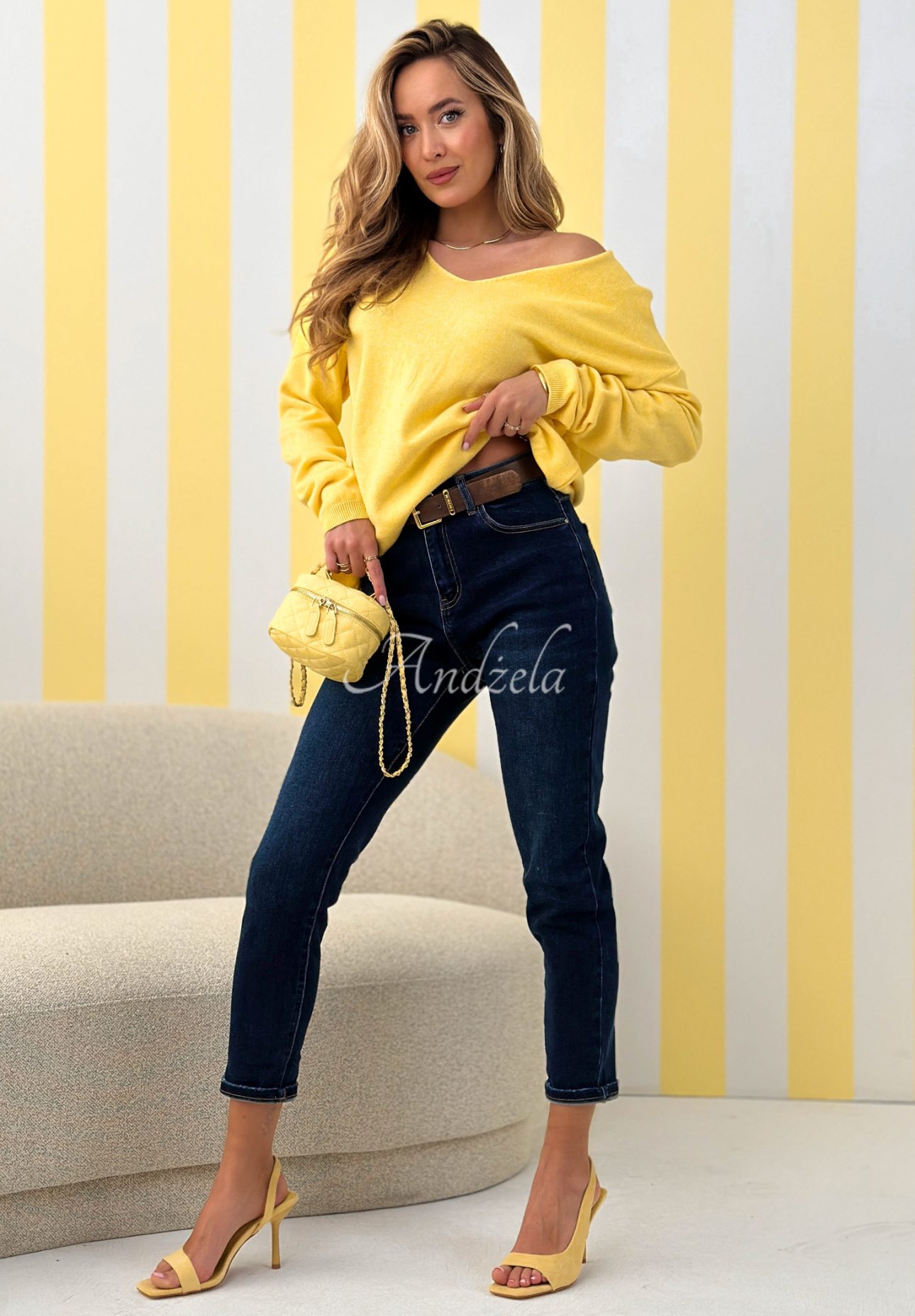 Skinny džínsy Strive For Me tmavomodré