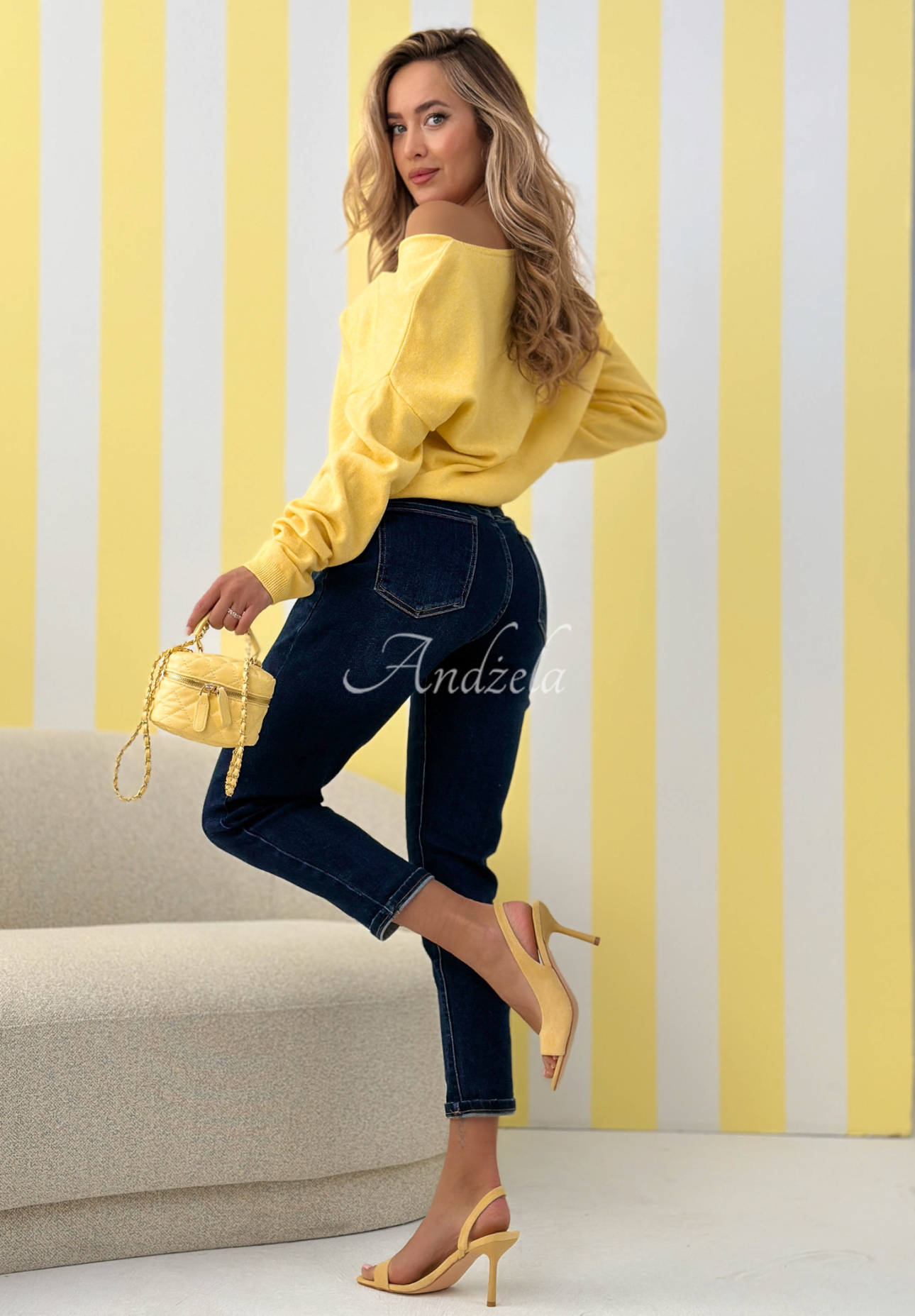 Skinny džínsy Strive For Me tmavomodré