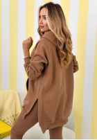 Mikina z kieszenią i kapturem Siempre ťavia