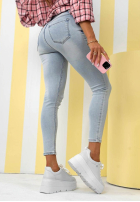 Nohavice džínosové skinny Margaret svetlomodré