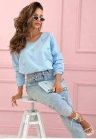 Blúzka longsleeve z serduszkami Close To Heart Biela