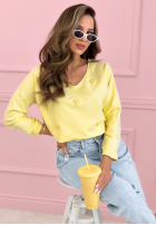 Blúzka longsleeve z serduszkami Close To Heart Biela