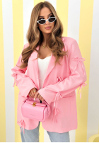 Sako z kokardkami Still In Bows ružová